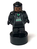 LEGO 90398pb037 Slytherin Student Statuette #2, Reddish Brown Face (71043)