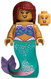 LEGO dis110 Ariel - Minifigure, Dark Red Hair