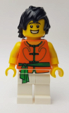 LEGO hol153 Dragon Boat Race Team Green/Orange Member 1