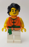 LEGO hol154 Dragon Boat Race Team Green/Orange Member 2