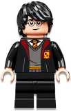 LEGO hp333 Harry Potter, Gryffindor Robe Open, Black Medium Legs