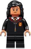 LEGO hp334 Parvati Patil, Gryffindor Robe Clasped, Black Medium Legs
