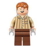 LEGO hp343 George Weasley, Tan Striped Shirt