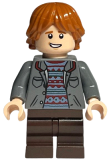 LEGO hp382 Ron Weasley - Dark Bluish Gray Jacket