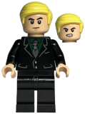 LEGO hp385 Draco Malfoy - Black Suit, Slytherin Tie