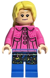 LEGO hp386 Luna Lovegood - Dark Pink Jacket, Long Hair