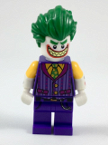 LEGO sh447 The Joker - Striped Vest, Shirtsleeves, Smile with Pointed Teeth Grin