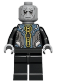 LEGO sh827 Ebony Maw - Light Bluish Gray Head